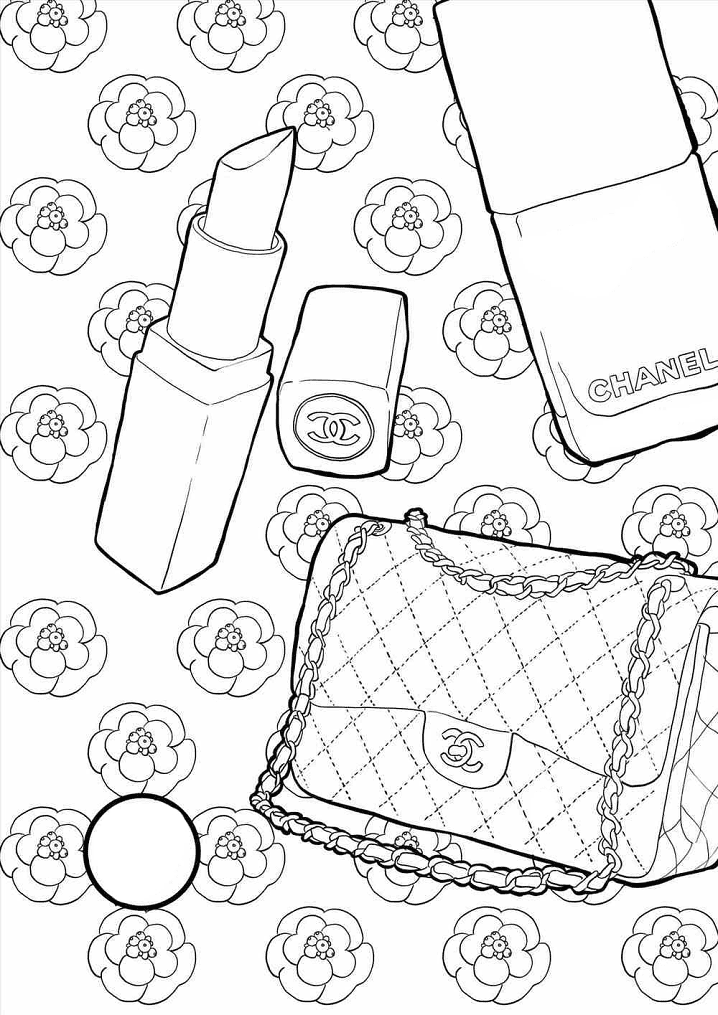 Chanel Coloring Page