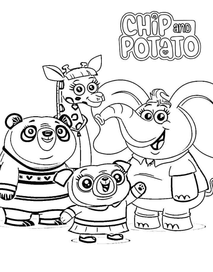Characters from Chip and Potato
