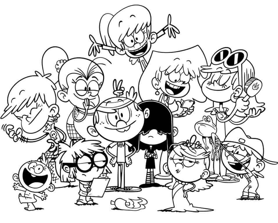 Characters from The Loud House