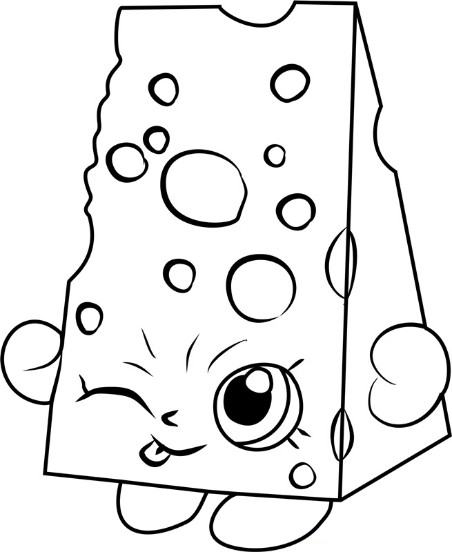 Chee Zee In Shopkins Coloring Page