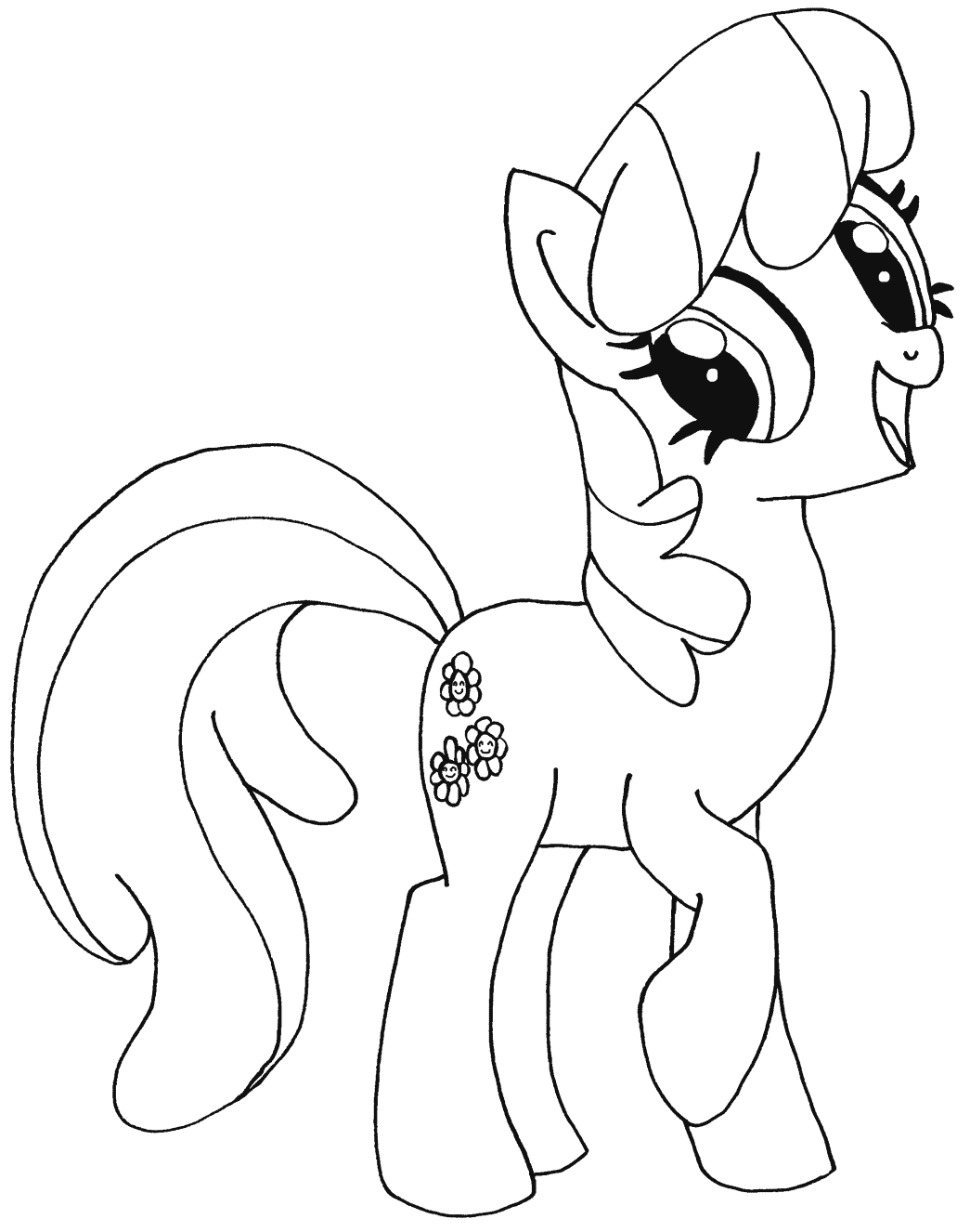 Cheerilee My Little Pony Coloring Page