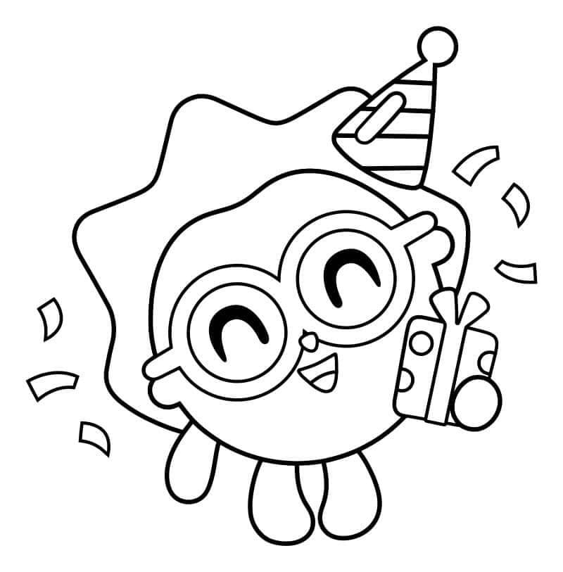 Chichi’s Birthday Coloring Page
