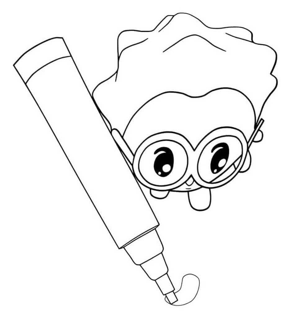 Chichi Drawing Coloring Page