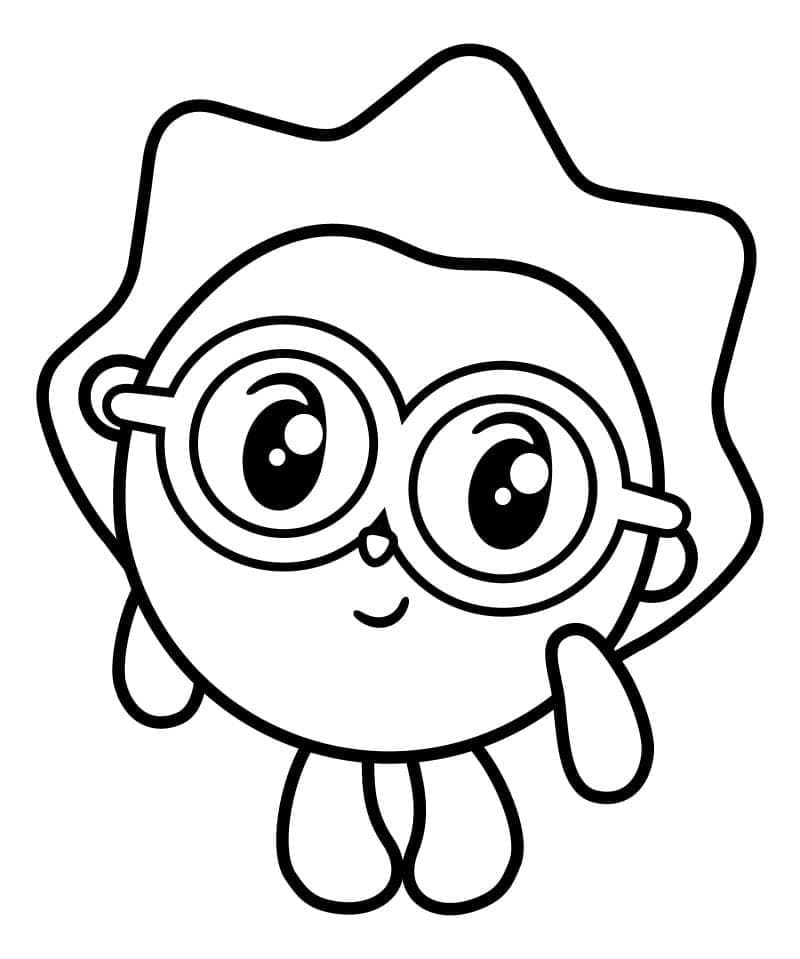 Chichi in BabyRiki Coloring Page