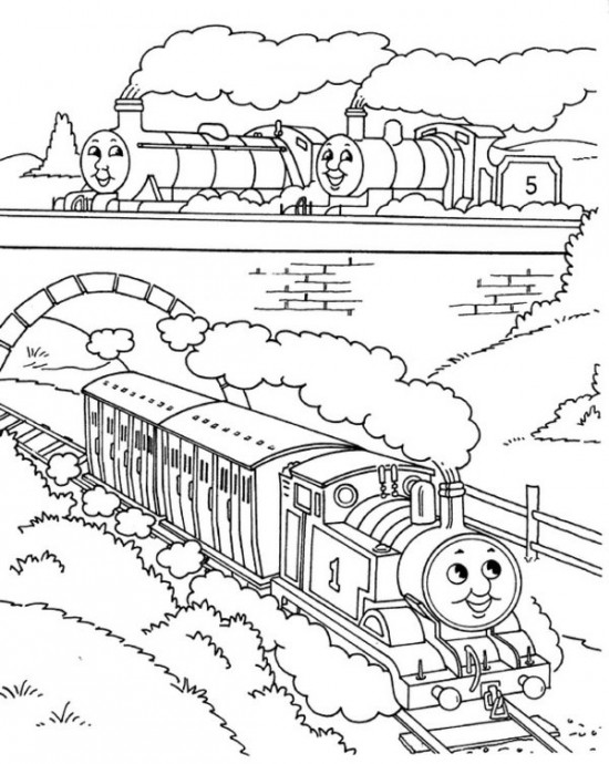 Childern Thomas The Train S Free To Print5174 Coloring Page