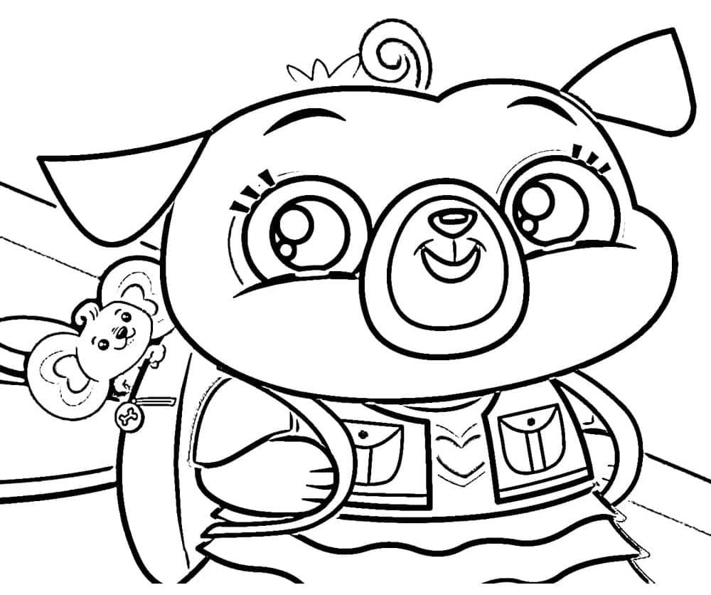Chip and Potato 2 Coloring Page