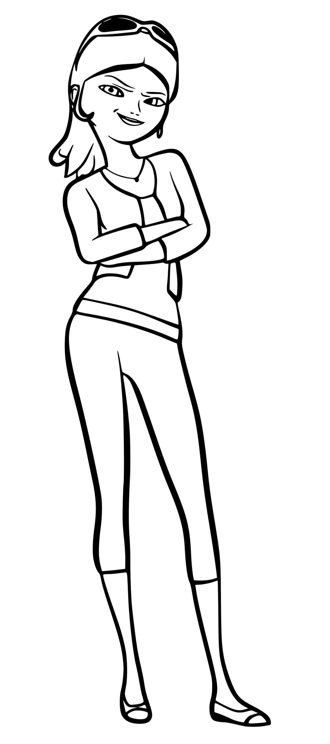 Chloe Bourgeois Coloring Page