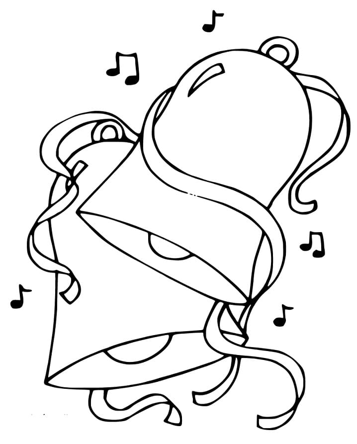 Christmas Bells 10 Coloring Page
