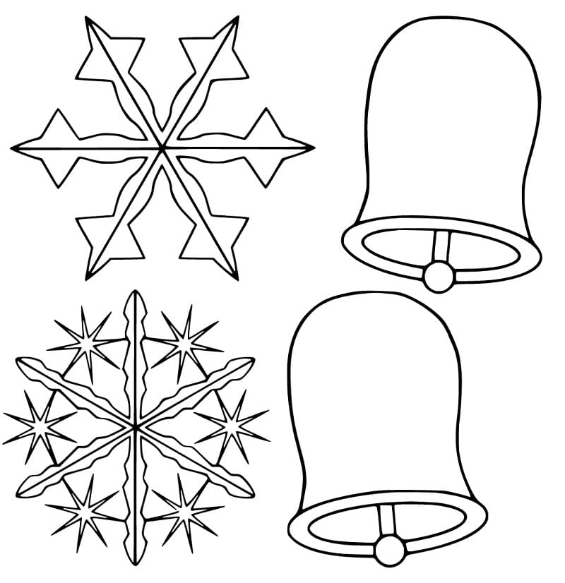Christmas Bells 11 Coloring Page