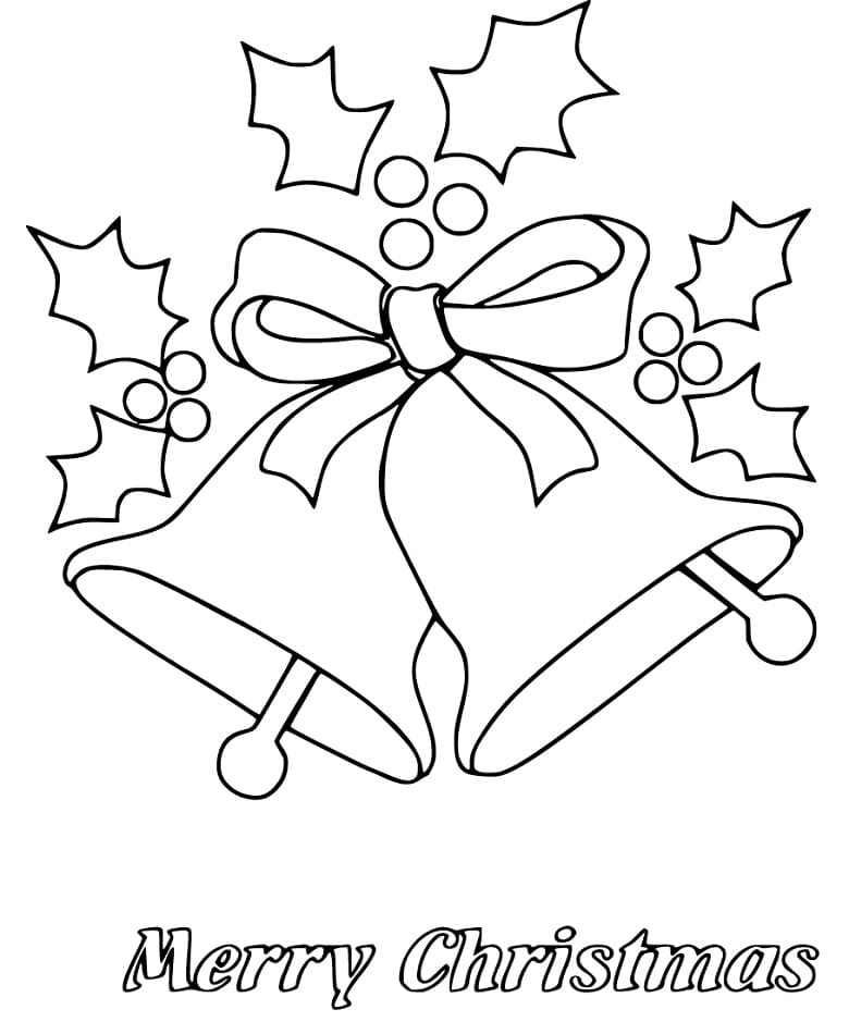 Christmas Bells 14 Coloring Page