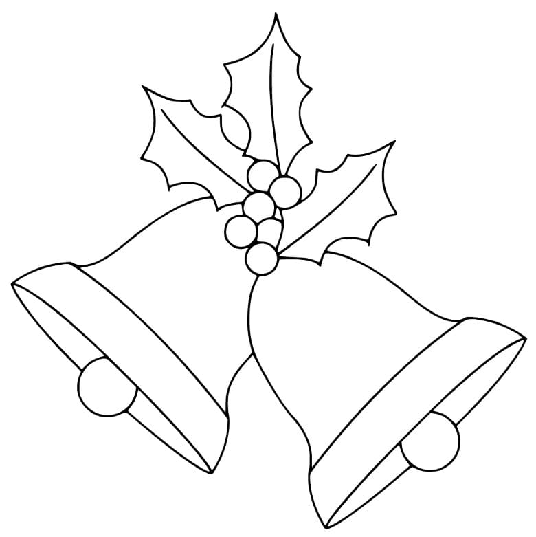 Christmas Bells 18 Coloring Page