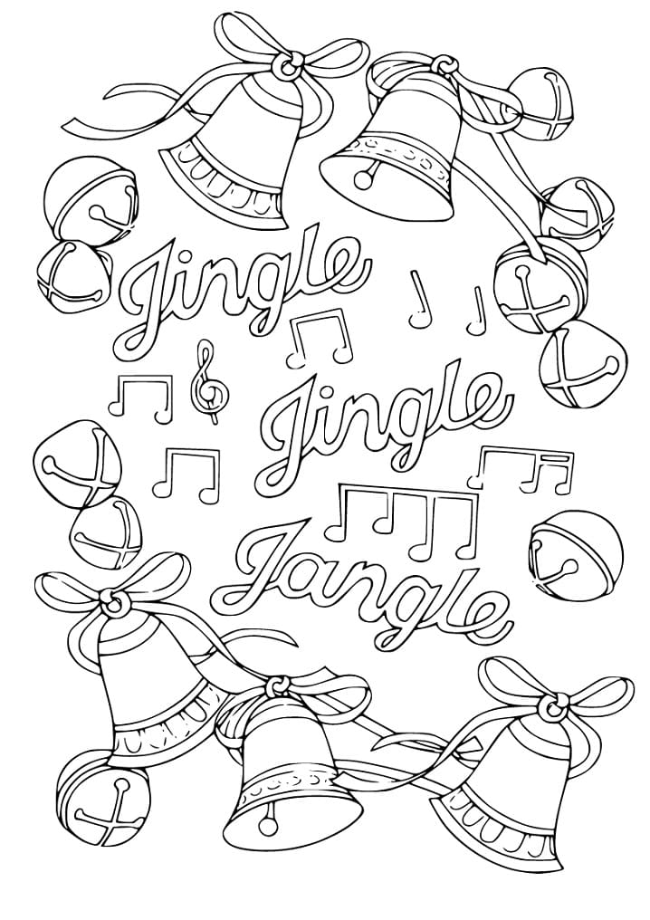 Christmas Bells 22 Coloring Page