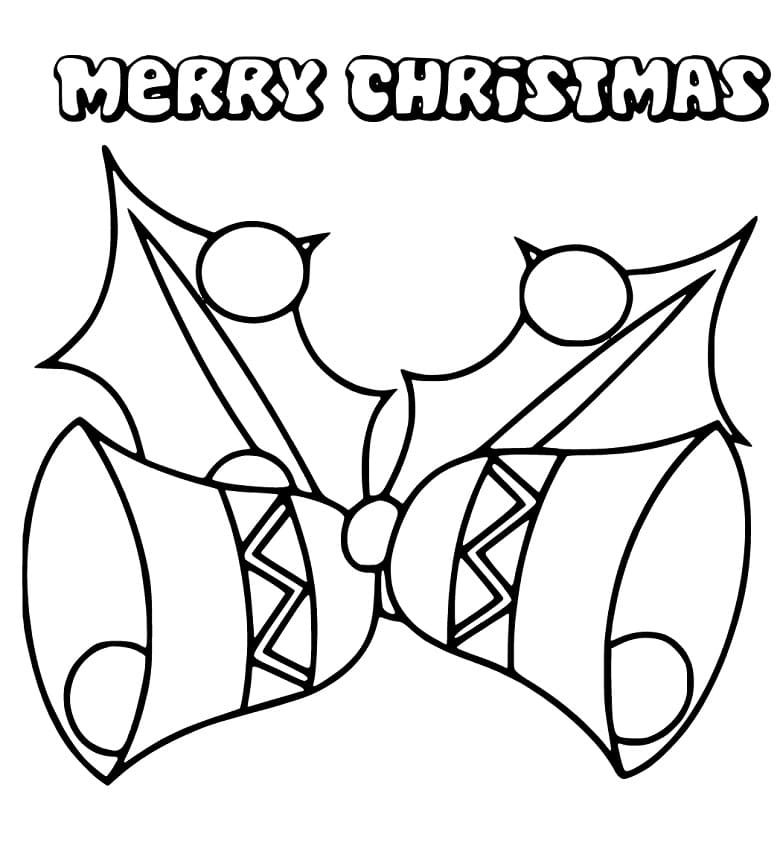 Christmas Bells 25 Coloring Page