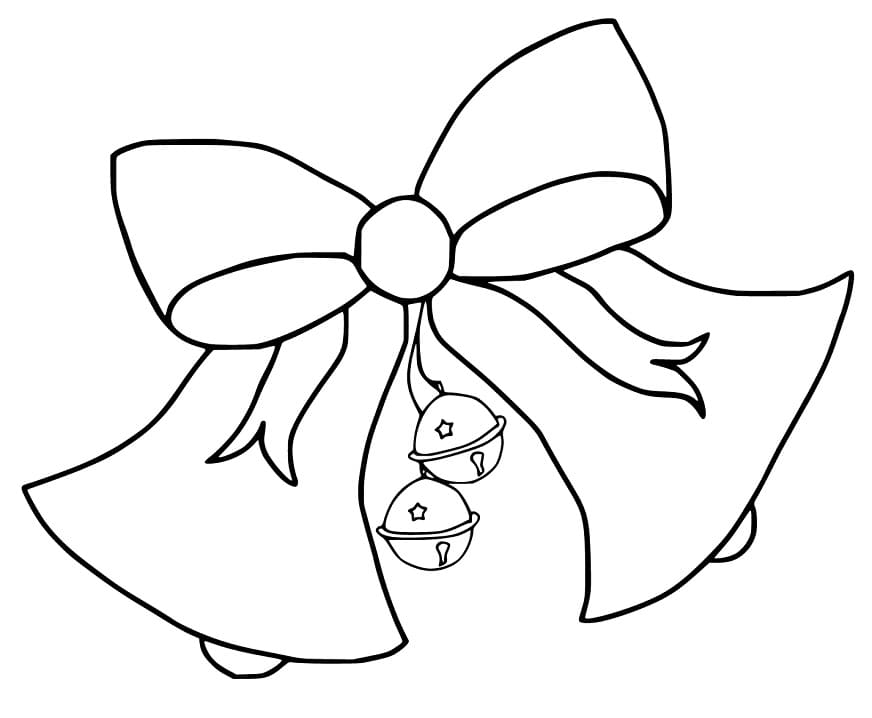Christmas Bells 3 Coloring Page