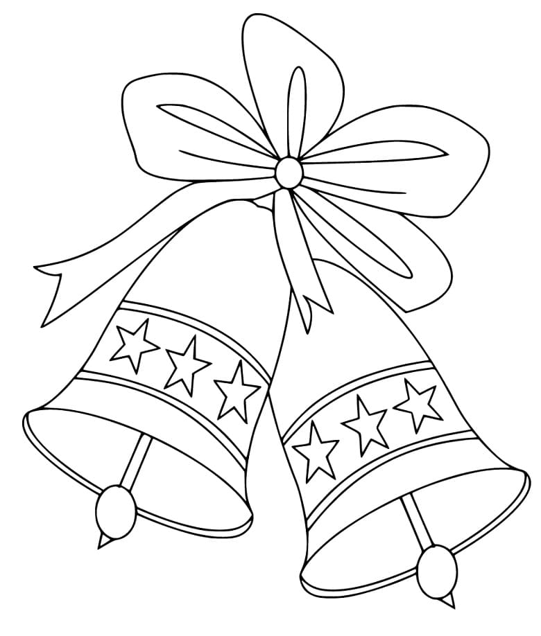 Christmas Bells 4 Coloring Page