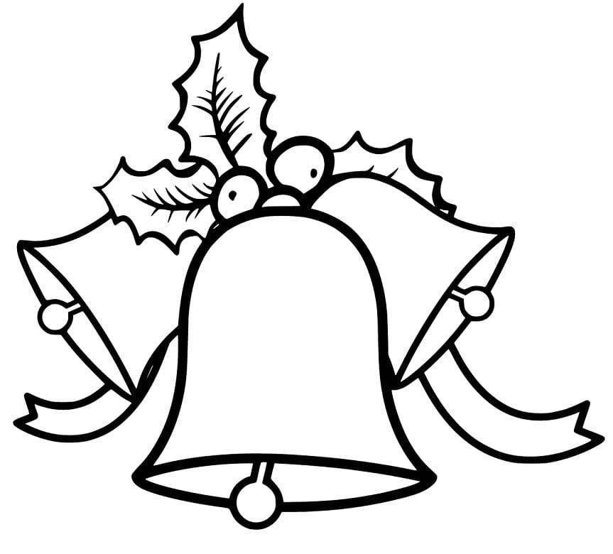 Christmas Bells 8 Coloring Page