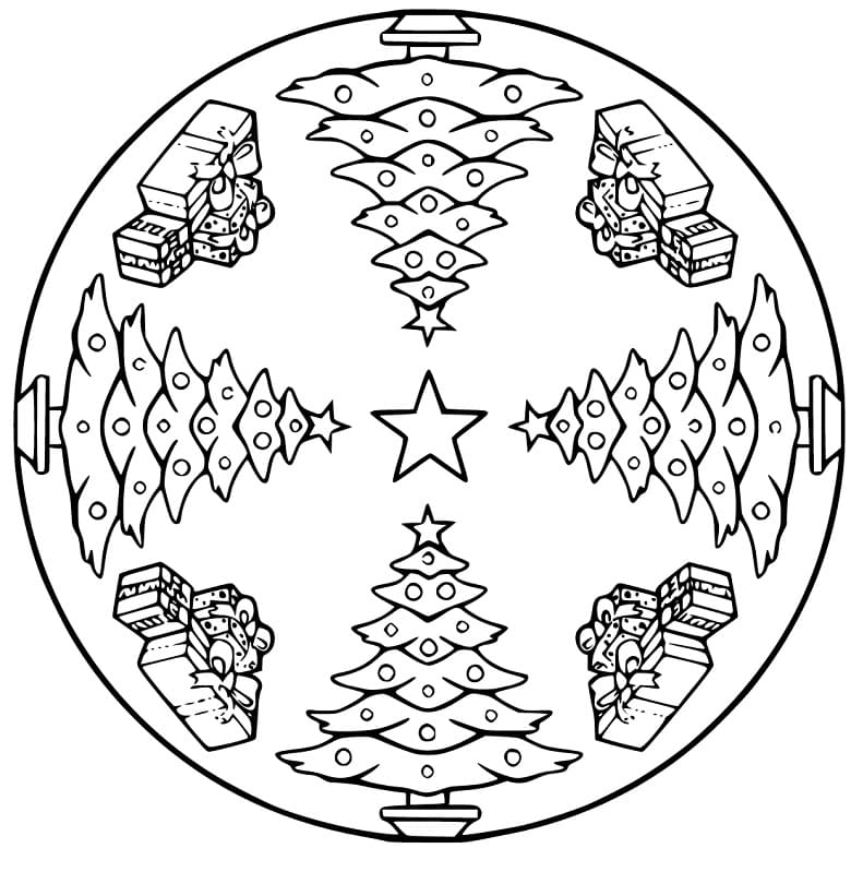 Christmas Mandala 31