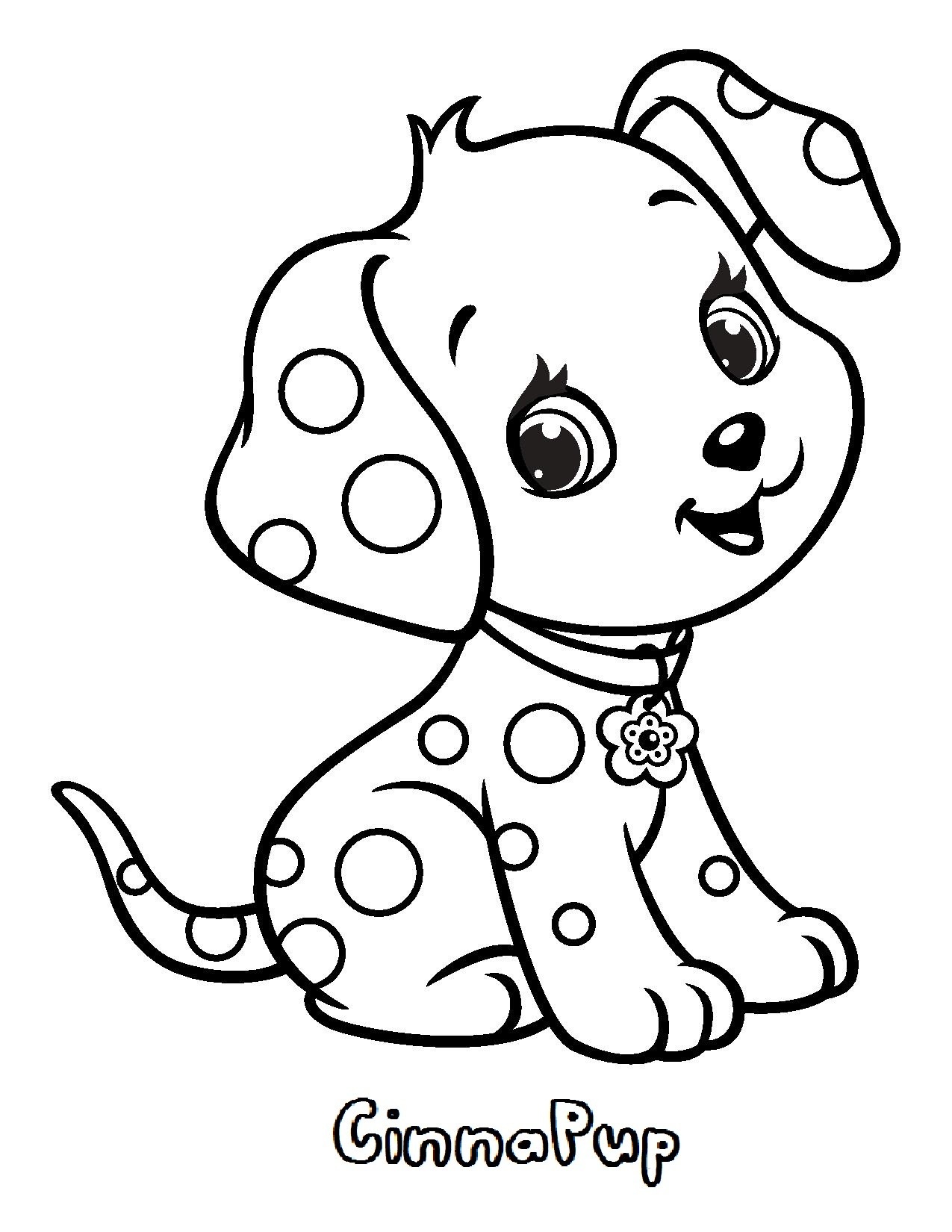 Cinna Puppy Coloring Page