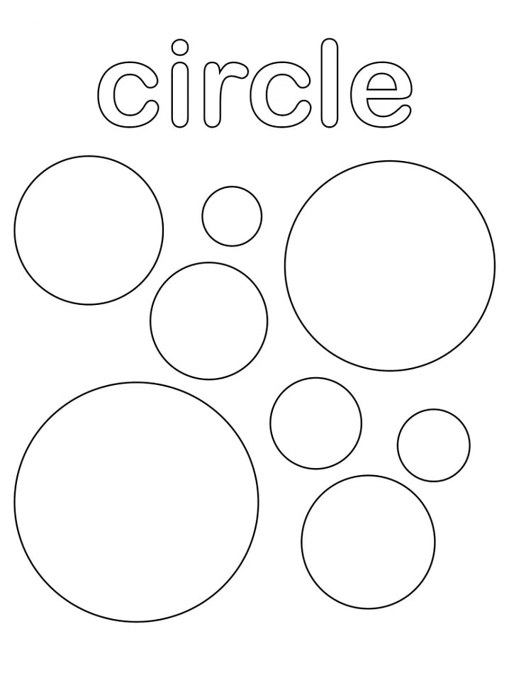 Circle Coloring Page