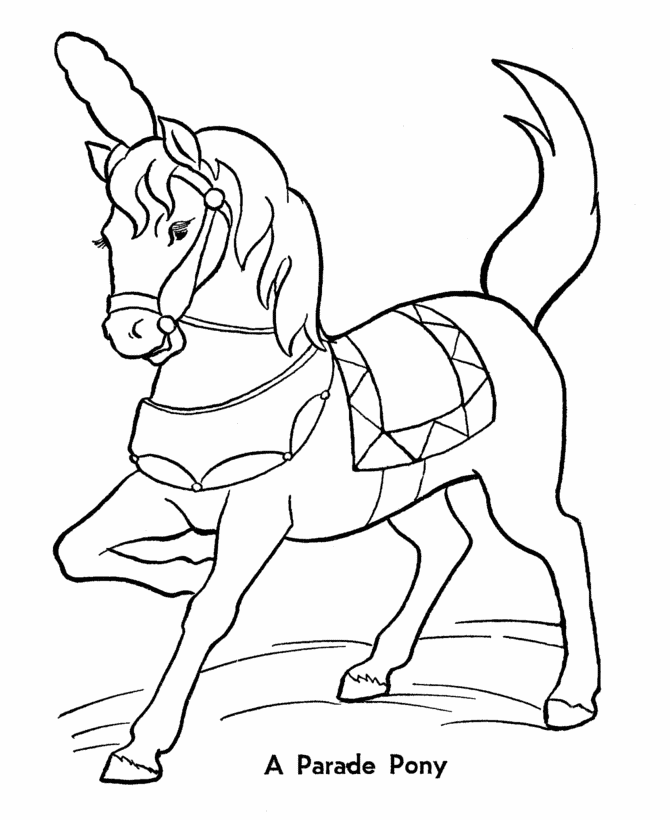Circus Horse S Kids7d4c Coloring Page