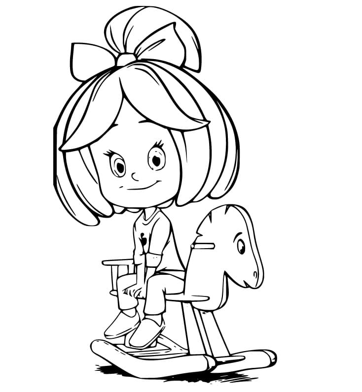 Cleo Telerin from Cleo and Cuquin Coloring Page