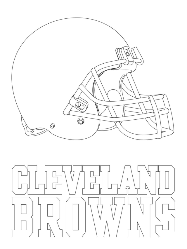 Cleveland Browns Logo Football Sport Coloring Page