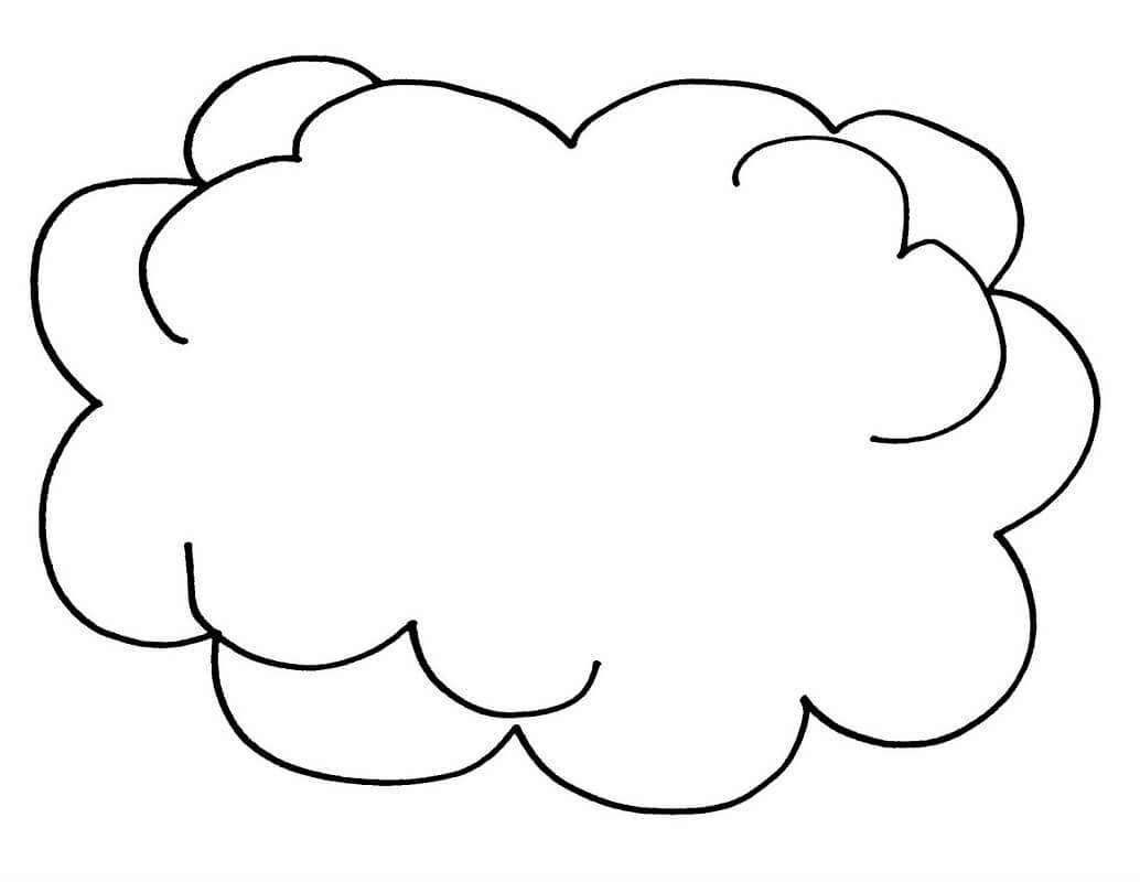 Cloud 1 Coloring Page
