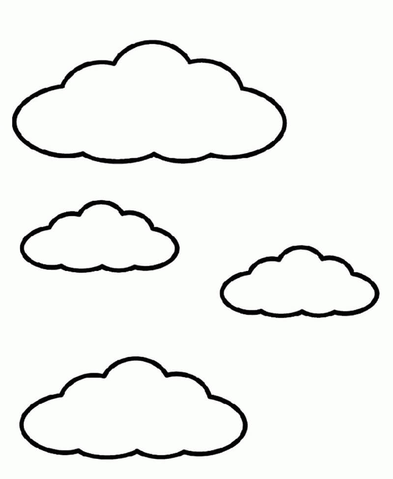 Cloud 2 Coloring Page
