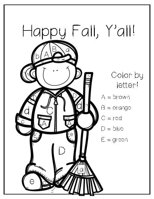 Color By Letterss Coloring Page