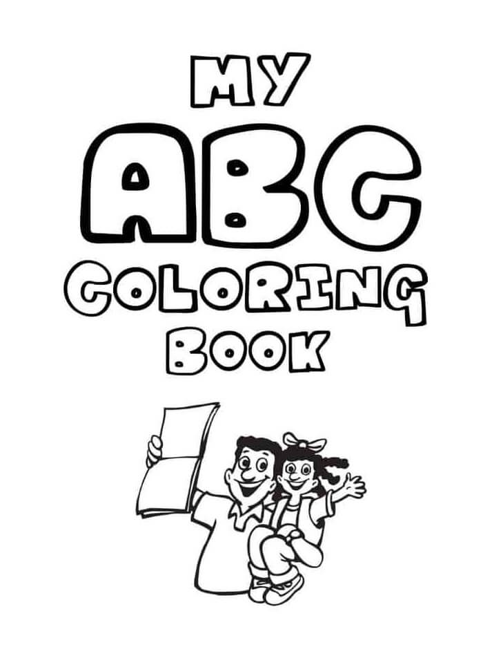 Coloring Book ABC Coloring Page