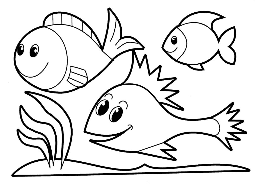 Coloring Pages For Girls Animals Fish245e