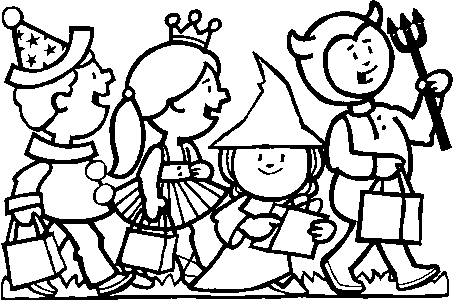 Coloring Pages For Kids About Halloween