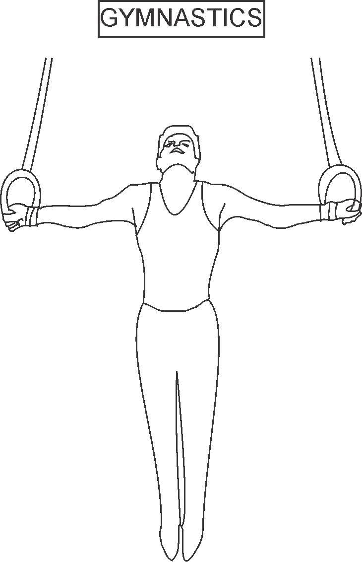 Coloring Pages For Kids Gymnastics Sport