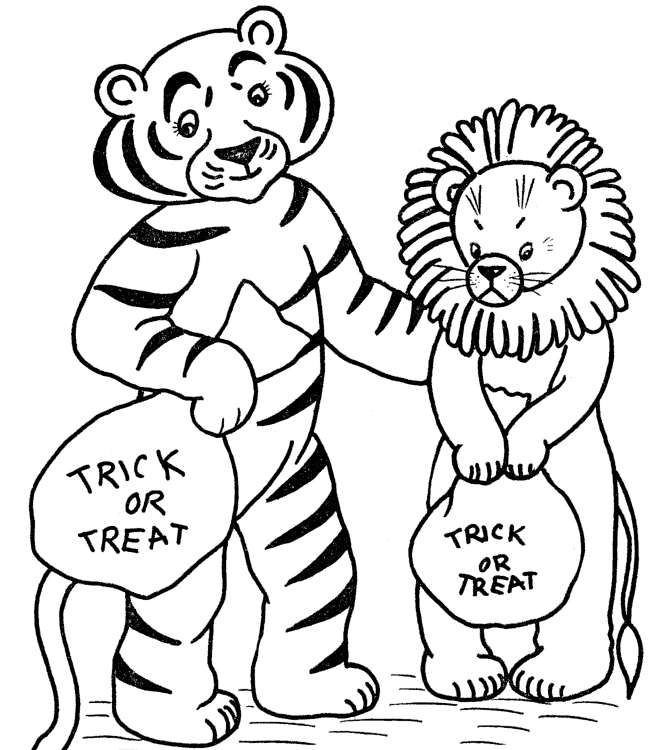 Coloring Pages For Kids Halloween Costumes Coloring Page