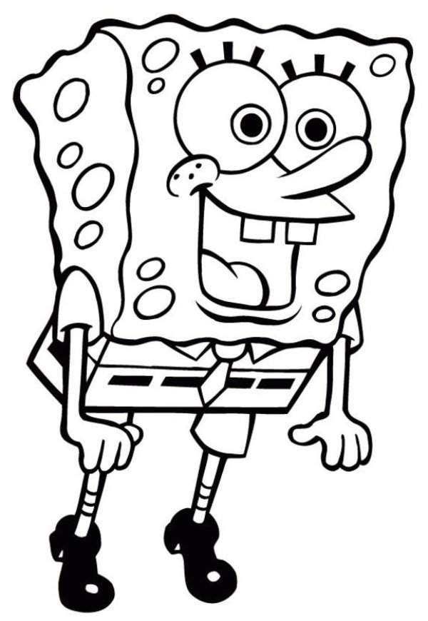 Coloring Pages For Kids Spongebob Hilarious