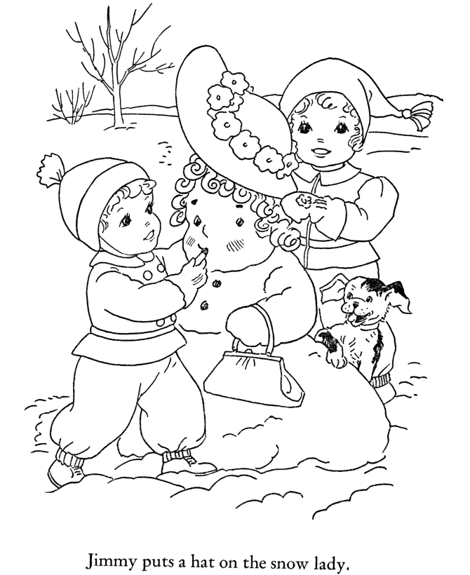 Coloring Pages For Winter