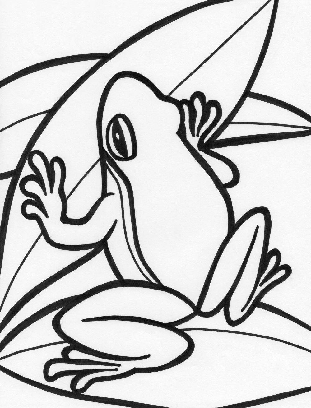 Coloring Pages Frog