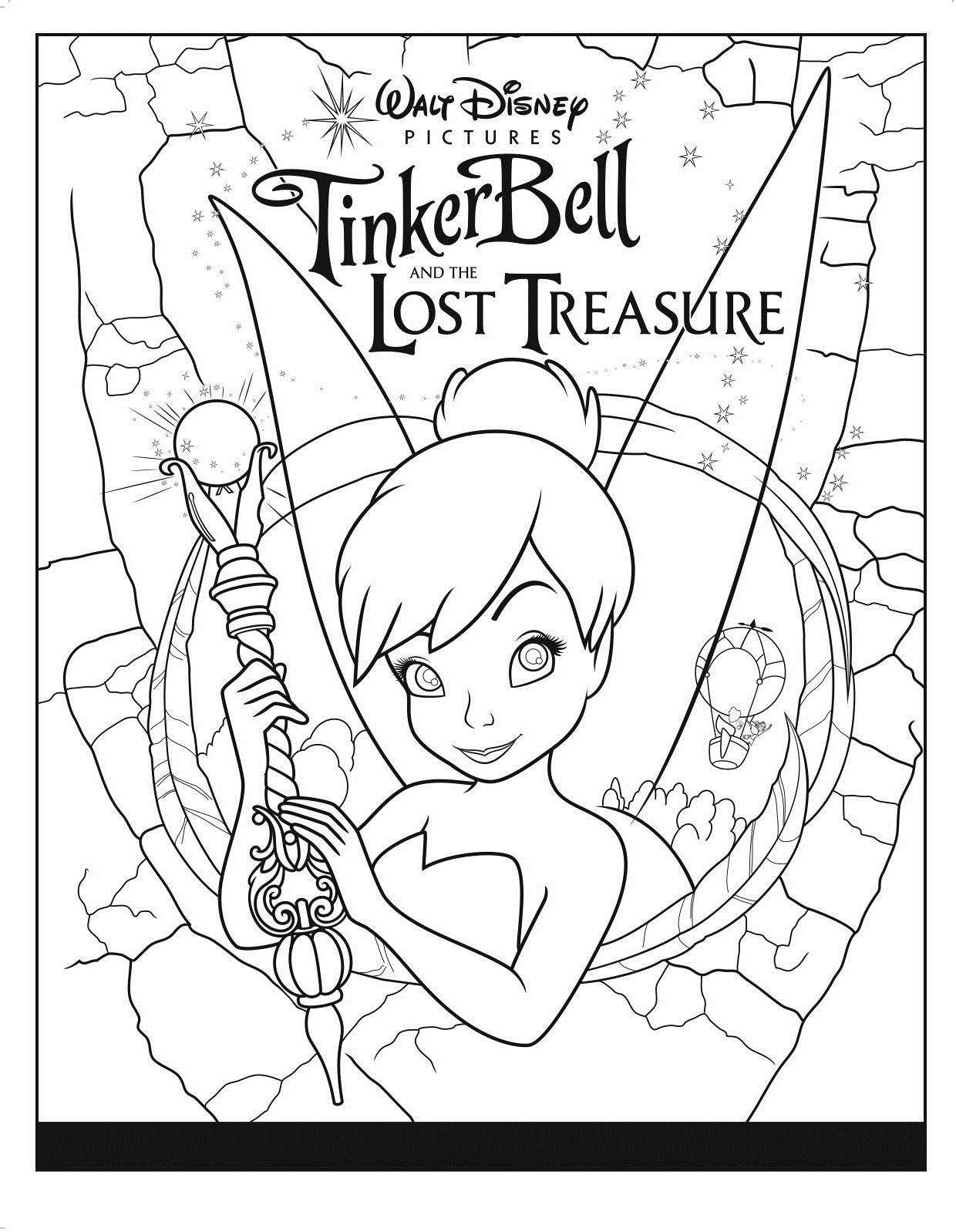 Coloring Pages of Tinkerbell Coloring Page