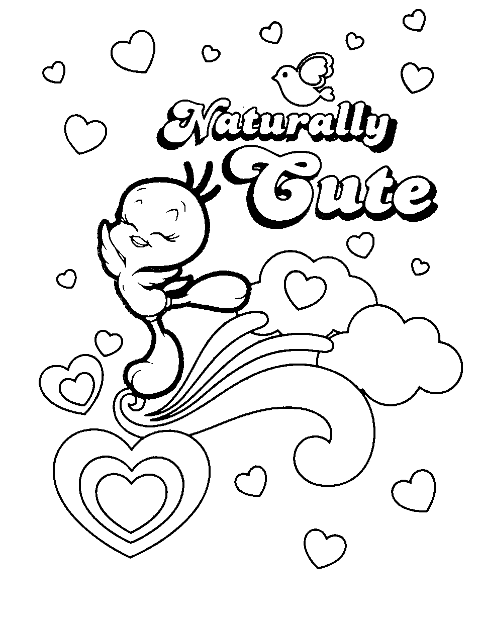 Coloring Pages of Tweety Bird Coloring Pages   Coloring Cool