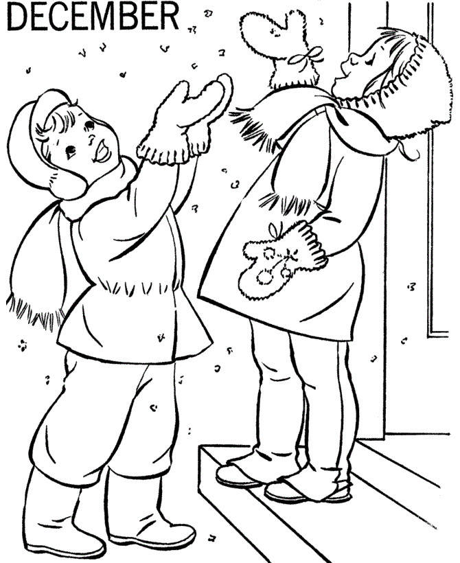 Coloring Pages of Winter