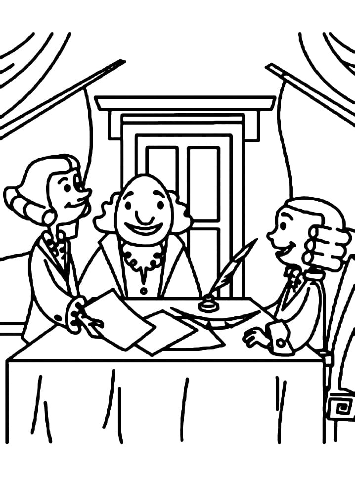 Constitution Day 7 Coloring Page