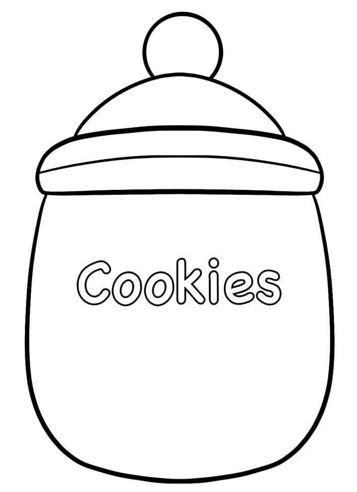 Cookie Jar 2 Coloring Page