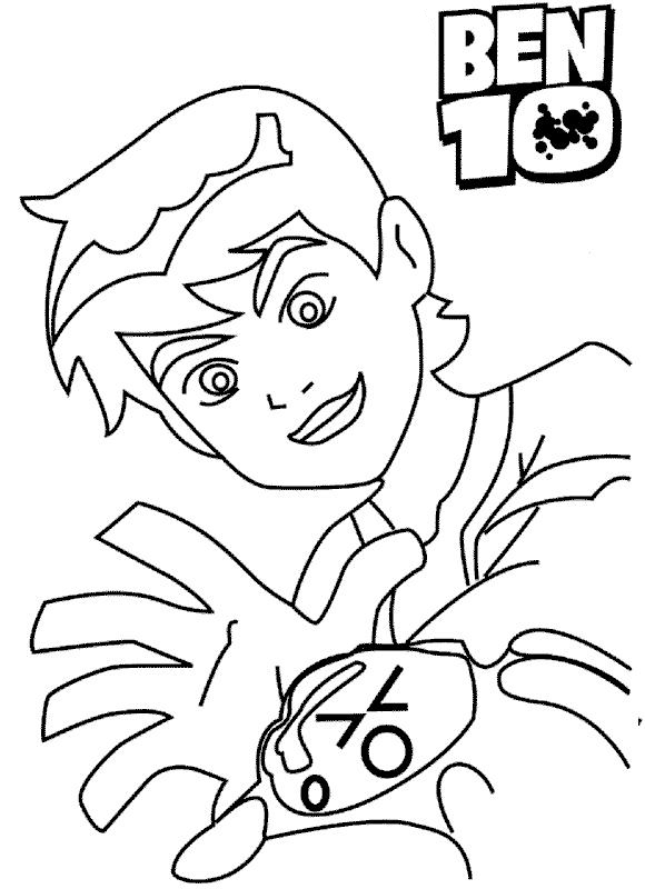 Cool S Printable Ben 10 Coloring Page