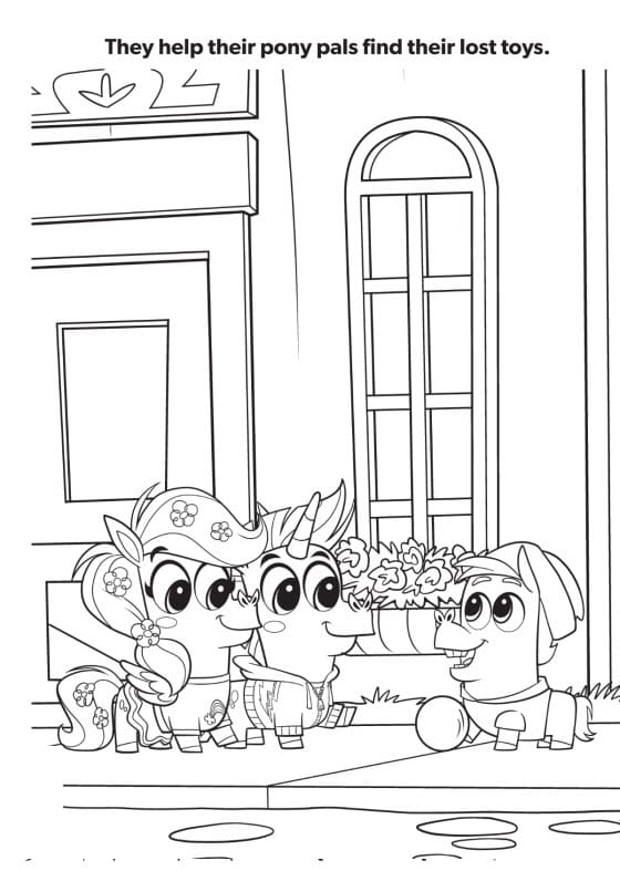 Corn and Peg 4 Coloring Page