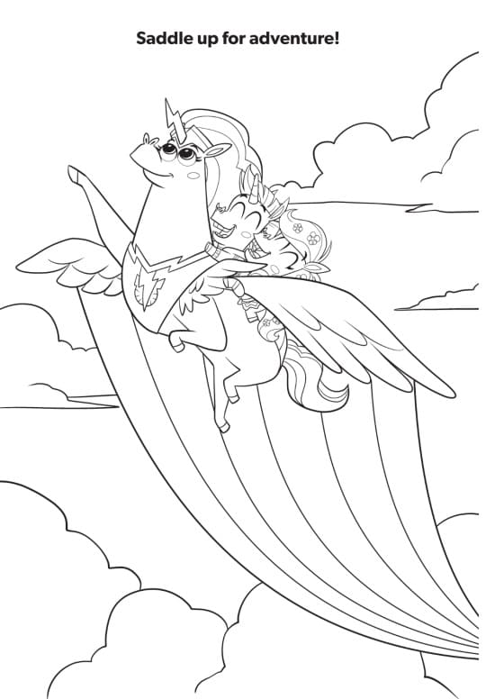 Corn and Peg 8 Coloring Page
