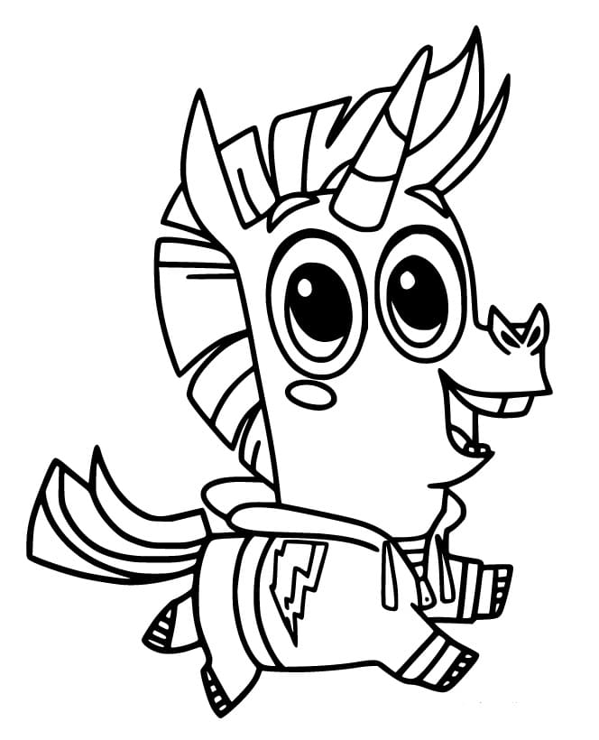 Corn from Corn and Peg Coloring Page