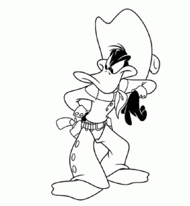 Cowboy Looney Tunes Daffy Duck