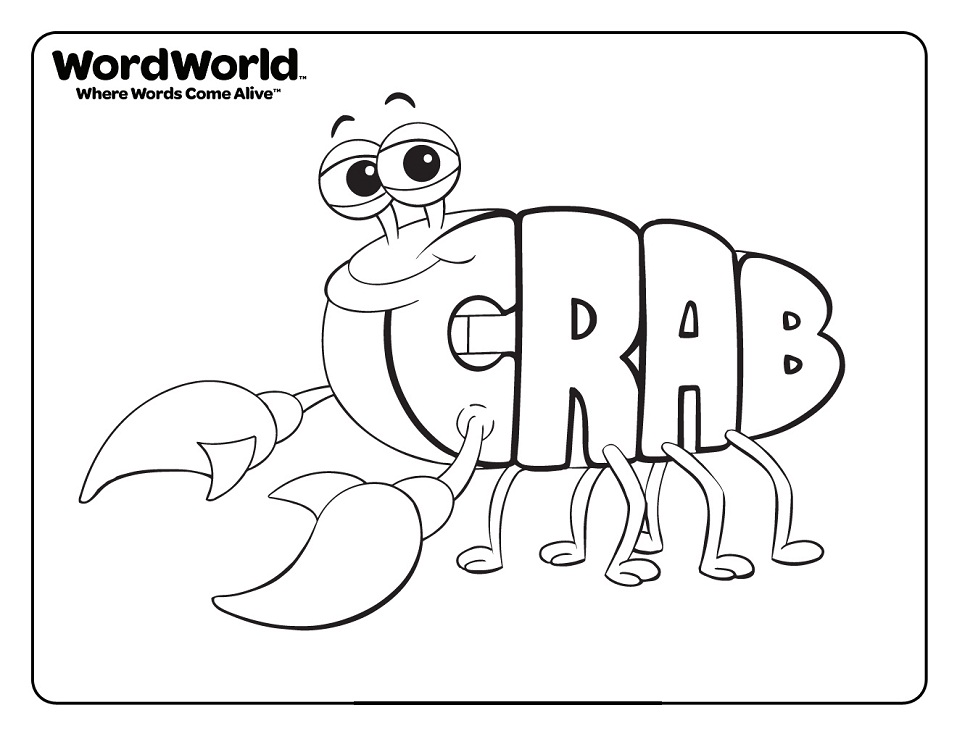 Crab from WordWorld