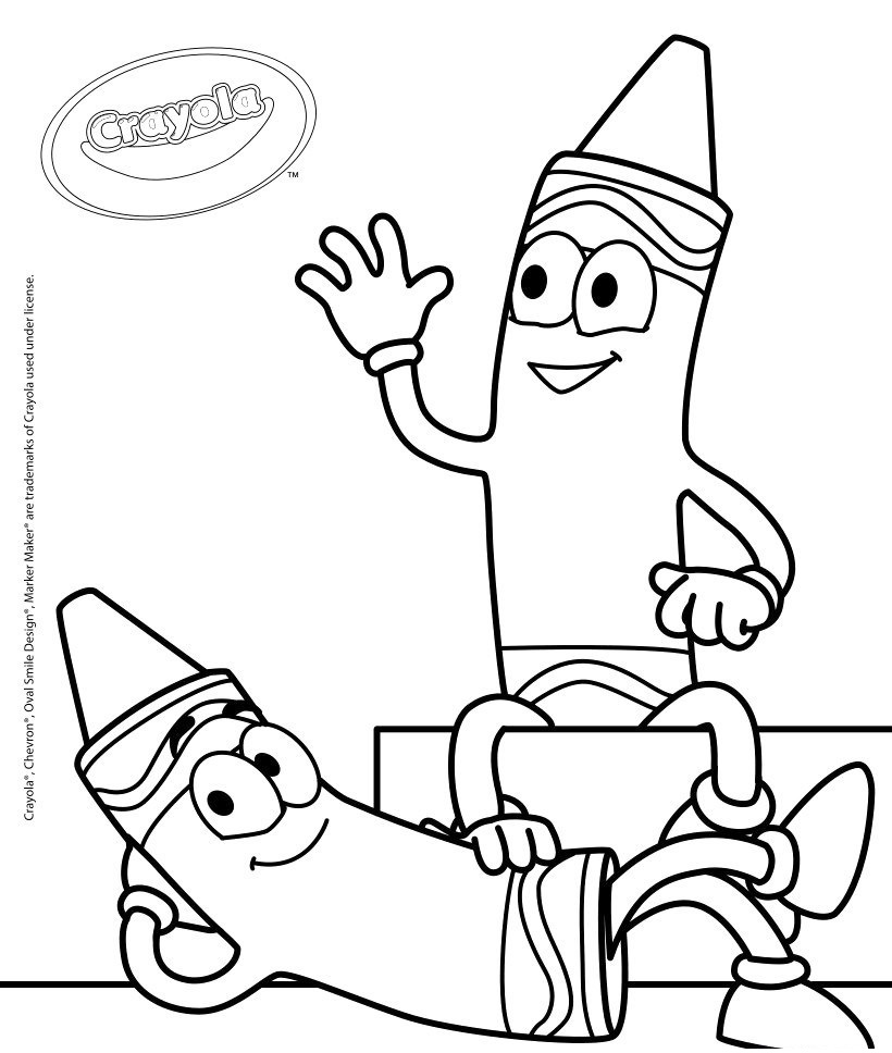 Crayola Crayon Best Summer Coloring Pages   Coloring Cool