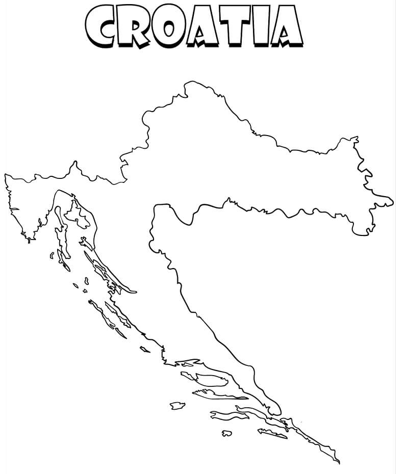 Croatia’s Map
